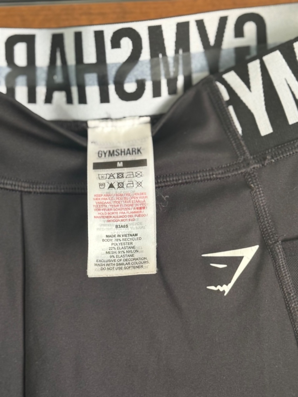 Gymshark Women's Black Training Leggings - Size Medium - Picture 3 of 5